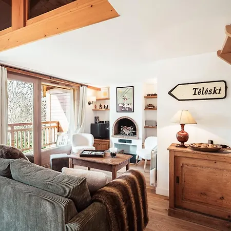 Les Cimes D'eden - Cozy Duplex In Appartamento Megève